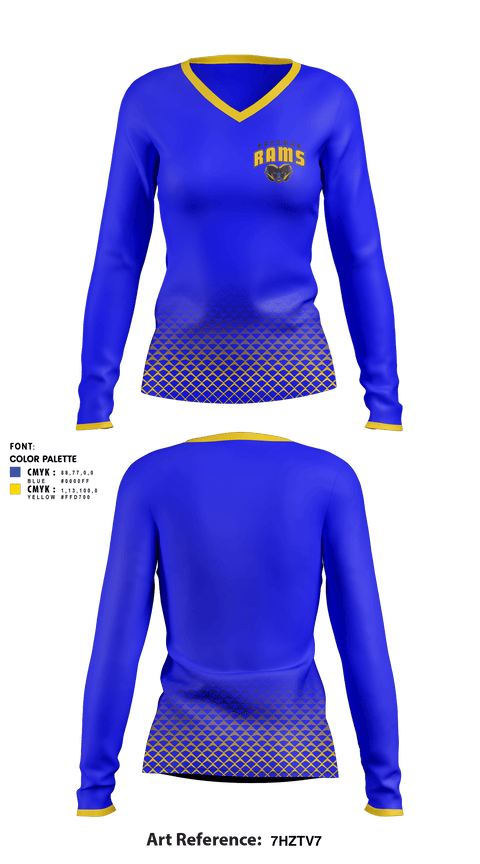 Women's Long Sleeve Vneck Shirt, Parowan High School Track, Track & Field, Teamtime, Team time, sublimation, custom sports apparel, team uniforms, spirit wear, spiritwear, sports uniforms, custom shirts, team store, custom team store, fundraiser sports, apparel fundraiser