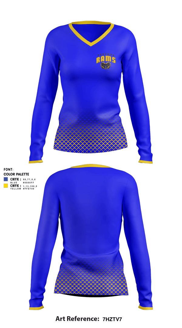Women's Long Sleeve Vneck Shirt, Parowan High School Track, Track & Field, Teamtime, Team time, sublimation, custom sports apparel, team uniforms, spirit wear, spiritwear, sports uniforms, custom shirts, team store, custom team store, fundraiser sports, apparel fundraiser
