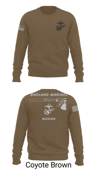 Crew Neck Sweatshirt, , Marines, Teamtime, Team time, sublimation, custom sports apparel, team uniforms, spirit wear, spiritwear, sports uniforms, custom shirts, team store, custom team store, fundraiser sports, apparel fundraiser