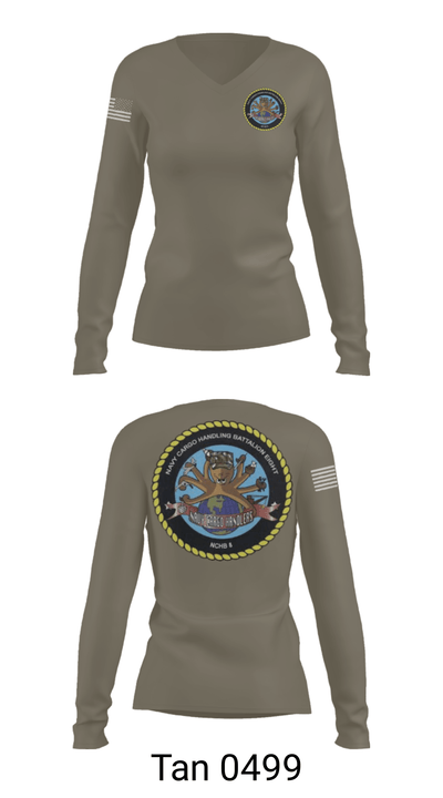 NCHB-8 12984282 Women's Long Sleeve V-neck Shirt - 41