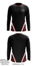 Vernon Middle School 78202683 Long Sleeve Performance Shirt - 1