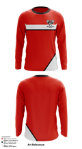 Wellesley Girls Tennis 72856749 Long Sleeve Performance Shirt - 1