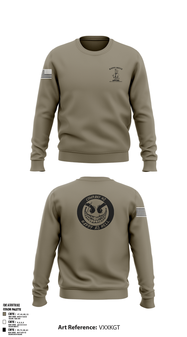 Crew Neck Sweatshirt, , Army, Teamtime, Team time, sublimation, custom sports apparel, team uniforms, spirit wear, spiritwear, sports uniforms, custom shirts, team store, custom team store, fundraiser sports, apparel fundraiser