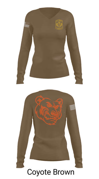 Trevor G. Browne 7825147 Women's Long Sleeve V-neck Shirt - 37
