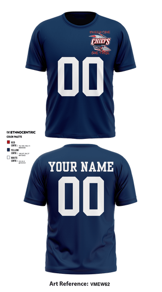 Short Sleeve Performance Shirt, Copperas Chiefs, Football, Teamtime, Team time, sublimation, custom sports apparel, team uniforms, spirit wear, spiritwear, sports uniforms, custom shirts, team store, custom team store, fundraiser sports, apparel fundraiser