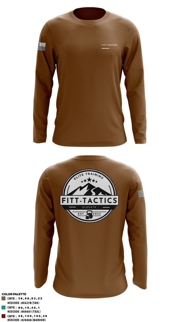 Long Sleeve Performance Shirt, , National Guard, Teamtime, Team time, sublimation, custom sports apparel, team uniforms, spirit wear, spiritwear, sports uniforms, custom shirts, team store, custom team store, fundraiser sports, apparel fundraiser