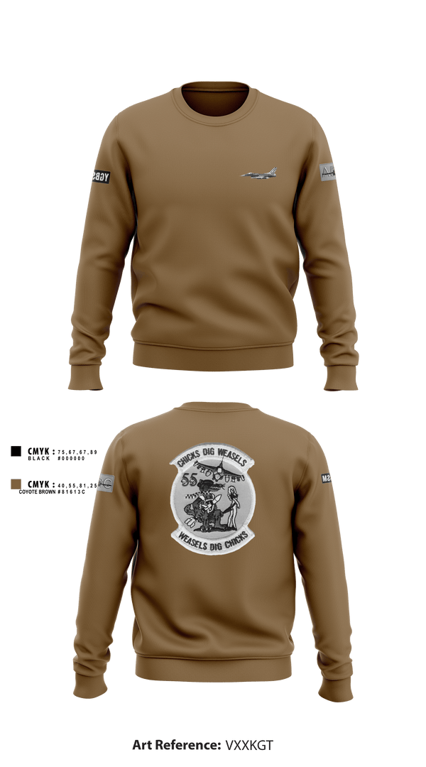 Crew Neck Sweatshirt, , Air Force, Teamtime, Team time, sublimation, custom sports apparel, team uniforms, spirit wear, spiritwear, sports uniforms, custom shirts, team store, custom team store, fundraiser sports, apparel fundraiser