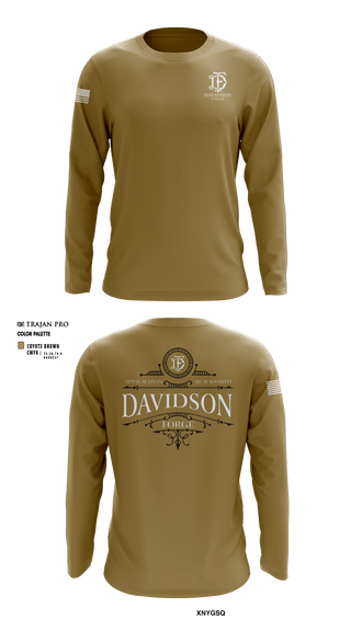 Long Sleeve Performance Shirt, Davidson Forge, , Teamtime, Team time, sublimation, custom sports apparel, team uniforms, spirit wear, spiritwear, sports uniforms, custom shirts, team store, custom team store, fundraiser sports, apparel fundraiser