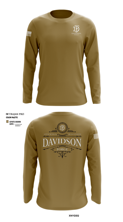 Davidson Forge 39779422 Long Sleeve Performance Shirt - 4