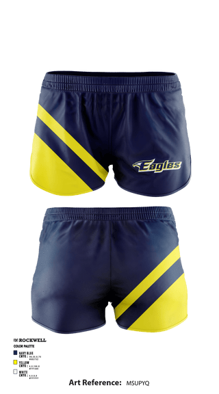 Women's Shorts, El Segundo Eagles, Softball, Teamtime, Team time, sublimation, custom sports apparel, team uniforms, spirit wear, spiritwear, sports uniforms, custom shirts, team store, custom team store, fundraiser sports, apparel fundraiser