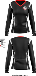 Kojukan JuJitsu 65504919 Women's Long Sleeve V-neck Shirt - 1