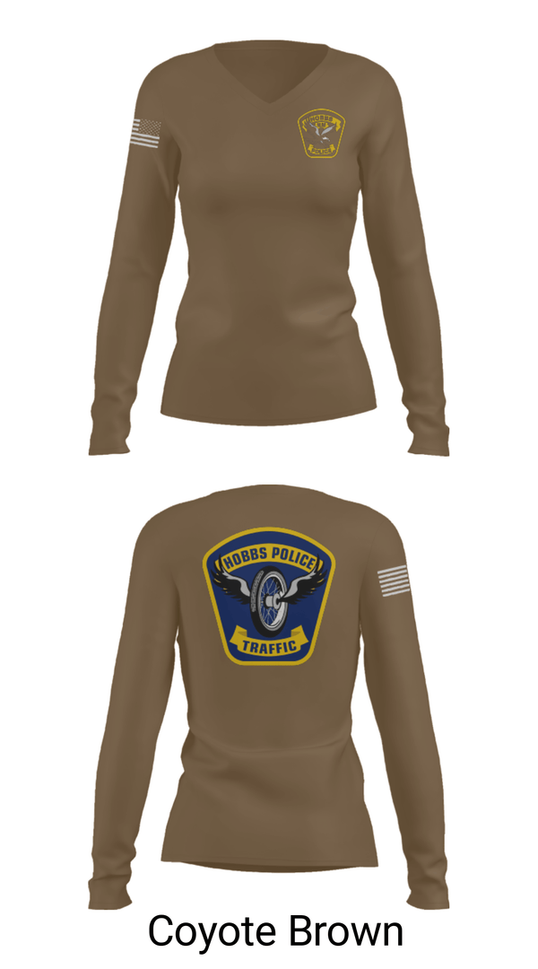 Women's Long Sleeve Vneck Shirt, , Police, Teamtime, Team time, sublimation, custom sports apparel, team uniforms, spirit wear, spiritwear, sports uniforms, custom shirts, team store, custom team store, fundraiser sports, apparel fundraiser
