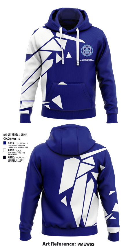 Hoodie, The Springs A Montessori School, Spirit Store, Teamtime, Team time, sublimation, custom sports apparel, team uniforms, spirit wear, spiritwear, sports uniforms, custom shirts, team store, custom team store, fundraiser sports, apparel fundraiser