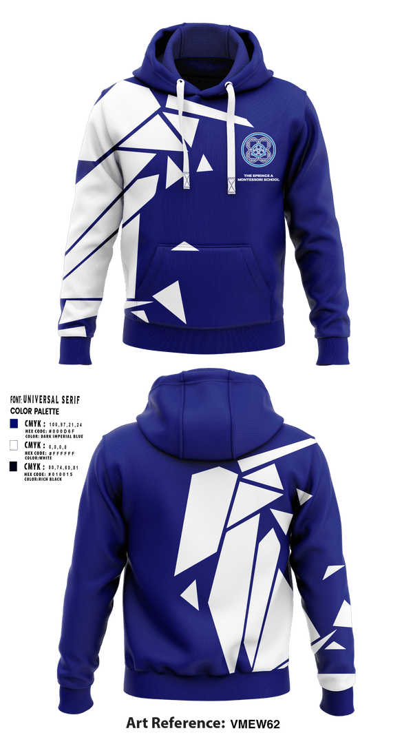 Hoodie, The Springs A Montessori School, Spirit Store, Teamtime, Team time, sublimation, custom sports apparel, team uniforms, spirit wear, spiritwear, sports uniforms, custom shirts, team store, custom team store, fundraiser sports, apparel fundraiser