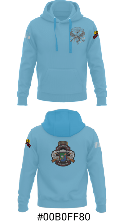 75th RGT 3rd BN Co C Alpha 88655986 Hoodie - 25