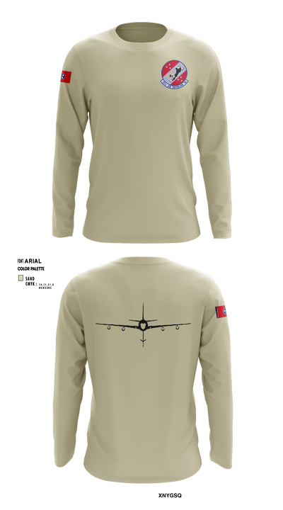 151st Air Refueling Squadron 9193987 Long Sleeve Performance Shirt - 5