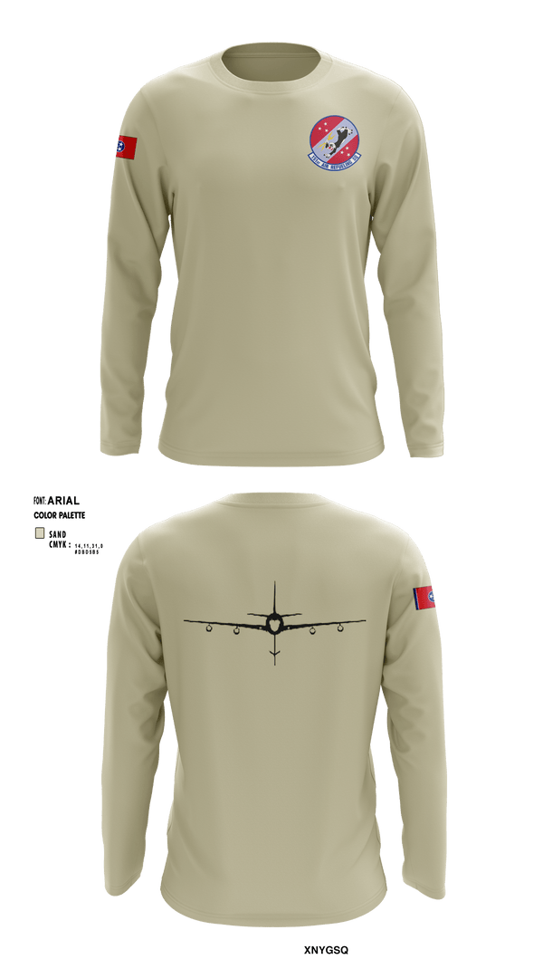 Long Sleeve Performance Shirt, 151st Air Refueling Squadron, Air Force, Teamtime, Team time, sublimation, custom sports apparel, team uniforms, spirit wear, spiritwear, sports uniforms, custom shirts, team store, custom team store, fundraiser sports, apparel fundraiser