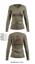 CBFD tac medics 89329509 Women's Long Sleeve V-neck Shirt - 5