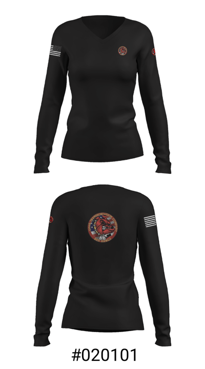 1484th Trans Co 77875137 Women's Long Sleeve V-neck Shirt - 36