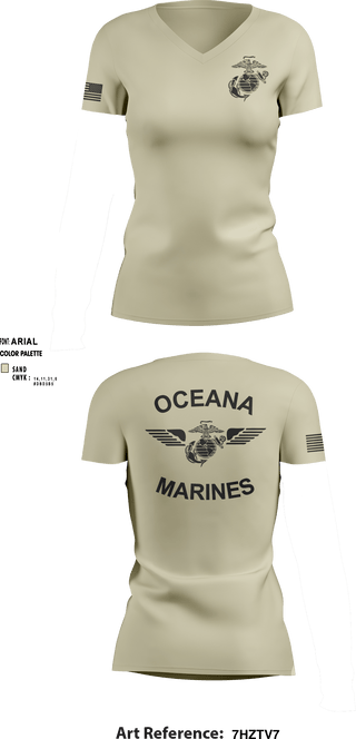 Women's Short Sleeve Vneck Shirt, , Marines, Teamtime, Team time, sublimation, custom sports apparel, team uniforms, spirit wear, spiritwear, sports uniforms, custom shirts, team store, custom team store, fundraiser sports, apparel fundraiser