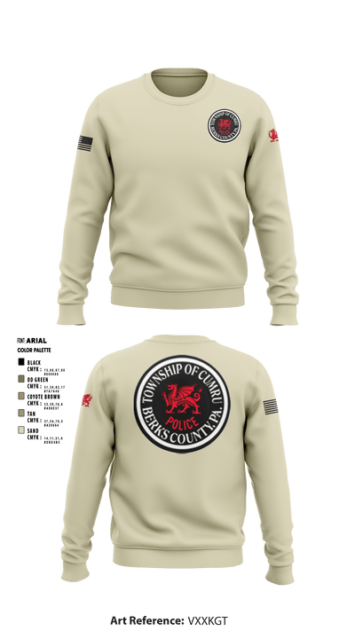 Cumru Township Police Department 51798017 Crew Neck Sweatshirt - 5