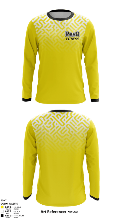ResQ Fitness 4592383 Long Sleeve Performance Shirt - 1
