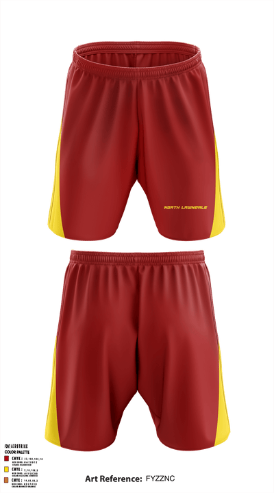 North Lawndale College Prep 87998893 Athletic Shorts With Pockets - 1