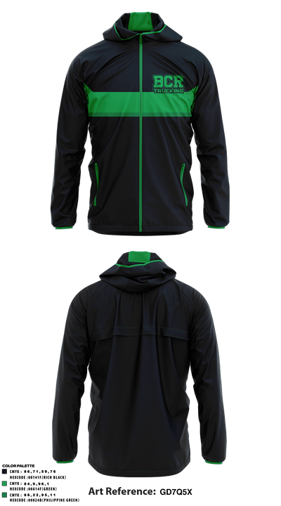 BCR TRUCKING 42106944 Windbreaker - 1