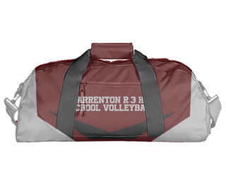 Duffle Bag, Warrenton R-3 High School Volleyball, Men's Volleyball, Teamtime, Team time, sublimation, custom sports apparel, team uniforms, spirit wear, spiritwear, sports uniforms, custom shirts, team store, custom team store, fundraiser sports, apparel fundraiser