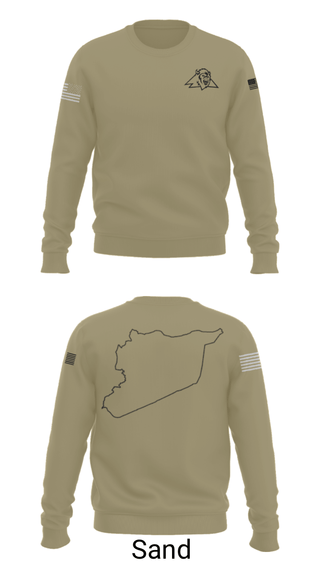 Crew Neck Sweatshirt, , Army, Teamtime, Team time, sublimation, custom sports apparel, team uniforms, spirit wear, spiritwear, sports uniforms, custom shirts, team store, custom team store, fundraiser sports, apparel fundraiser