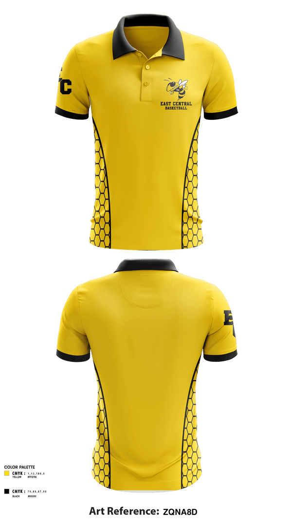 Short Sleeve Performance Polo, East Central High School Basketball, Women's Basketball, Teamtime, Team time, sublimation, custom sports apparel, team uniforms, spirit wear, spiritwear, sports uniforms, custom shirts, team store, custom team store, fundraiser sports, apparel fundraiser