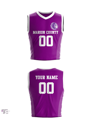 Womens Basketball Jersey, Marion County High School Basketball, Women's Basketball, Teamtime, Team time, sublimation, custom sports apparel, team uniforms, spirit wear, spiritwear, sports uniforms, custom shirts, team store, custom team store, fundraiser sports, apparel fundraiser