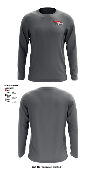 Long Sleeve Performance Shirt, Allentown High School Cross Country, Cross Country, Teamtime, Team time, sublimation, custom sports apparel, team uniforms, spirit wear, spiritwear, sports uniforms, custom shirts, team store, custom team store, fundraiser sports, apparel fundraiser