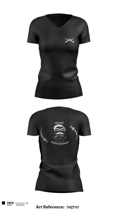 1st PLT/Able Co/3-121 IN 16473062 Women's Short Sleeve V-neck Shirt - 4