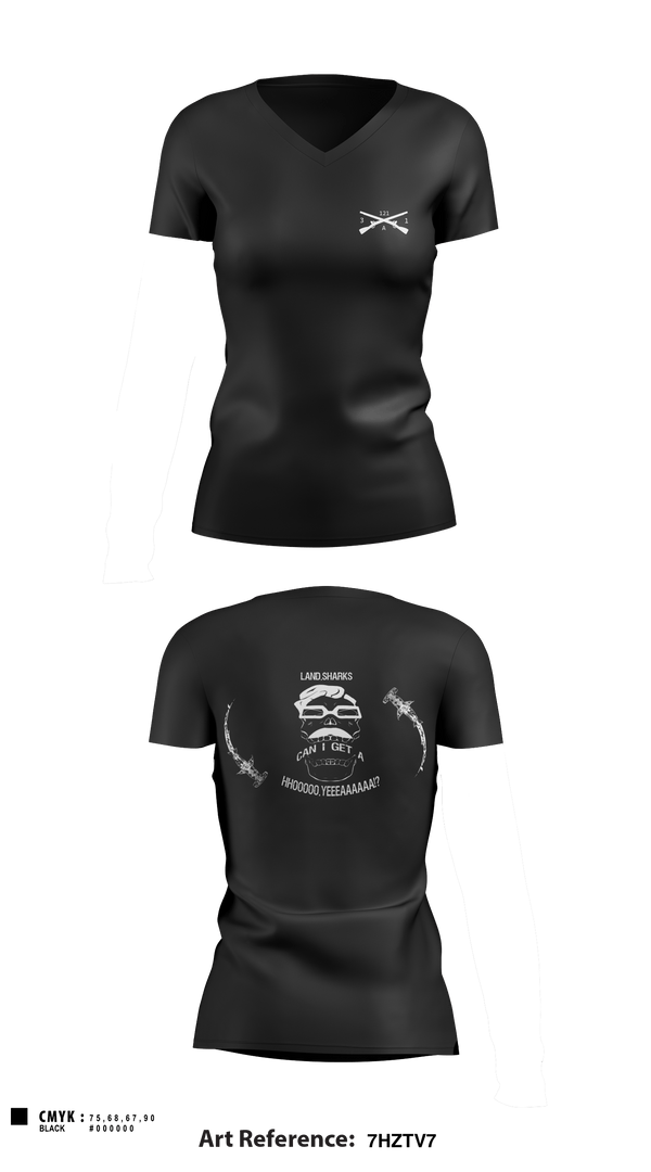 Women's Short Sleeve Vneck Shirt, 1st PLT/Able Co/3-121 IN, Army, Teamtime, Team time, sublimation, custom sports apparel, team uniforms, spirit wear, spiritwear, sports uniforms, custom shirts, team store, custom team store, fundraiser sports, apparel fundraiser