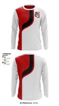 Elsinore High School Swimming 14870064 Long Sleeve Performance Shirt - 1