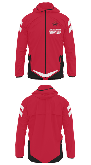 Windbreaker, Archbishop Spalding High School Golf, Golf, Teamtime, Team time, sublimation, custom sports apparel, team uniforms, spirit wear, spiritwear, sports uniforms, custom shirts, team store, custom team store, fundraiser sports, apparel fundraiser