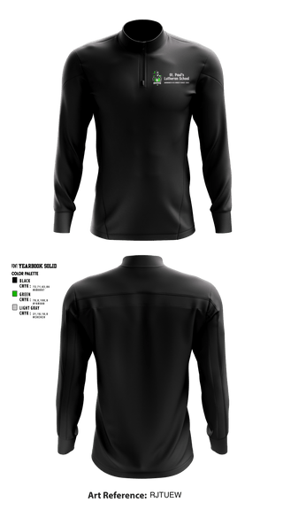 Quarter Zip Jacket, St Pauls Evangelical Lutheran School, Spirit Store, Teamtime, Team time, sublimation, custom sports apparel, team uniforms, spirit wear, spiritwear, sports uniforms, custom shirts, team store, custom team store, fundraiser sports, apparel fundraiser