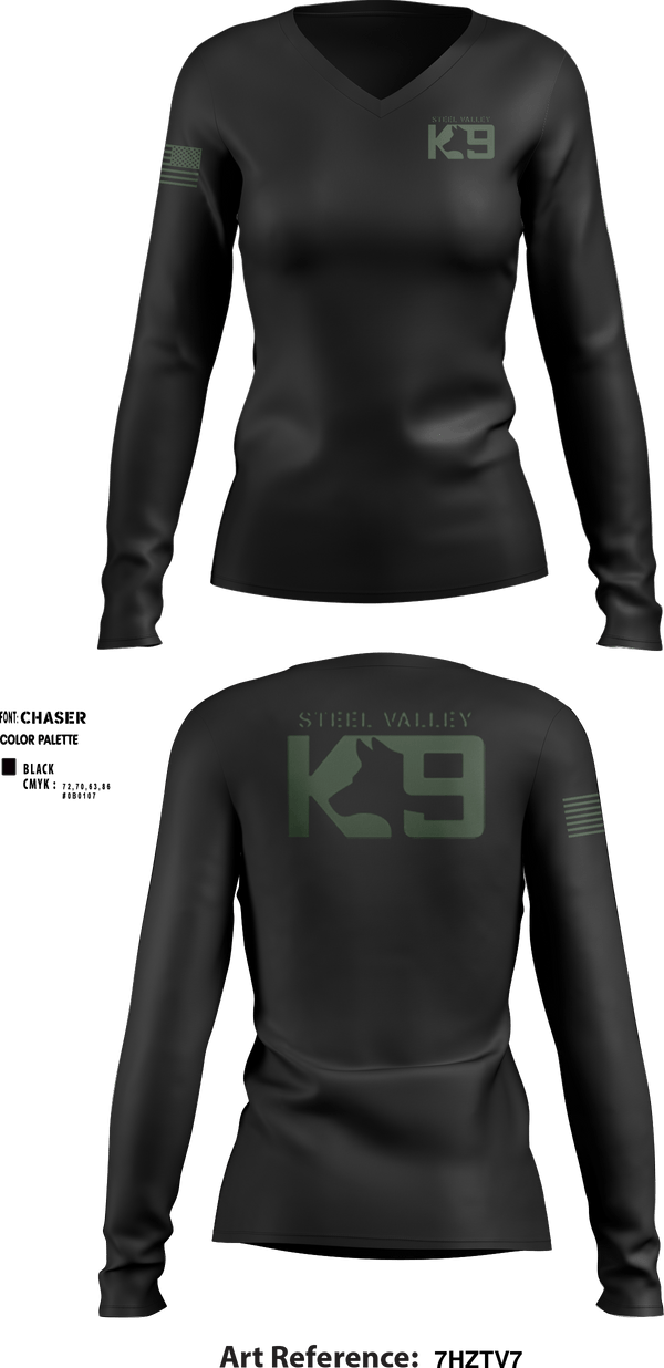 Women's Long Sleeve Vneck Shirt, , , Teamtime, Team time, sublimation, custom sports apparel, team uniforms, spirit wear, spiritwear, sports uniforms, custom shirts, team store, custom team store, fundraiser sports, apparel fundraiser