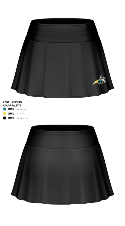 NE Thunder Football 48933492 Skort - 1