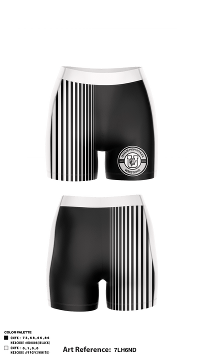 Uvalde High School Wrestling Team 20457756 Women's Compression Shorts - 3