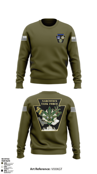 Crew Neck Sweatshirt, Narcotics, Police, Teamtime, Team time, sublimation, custom sports apparel, team uniforms, spirit wear, spiritwear, sports uniforms, custom shirts, team store, custom team store, fundraiser sports, apparel fundraiser