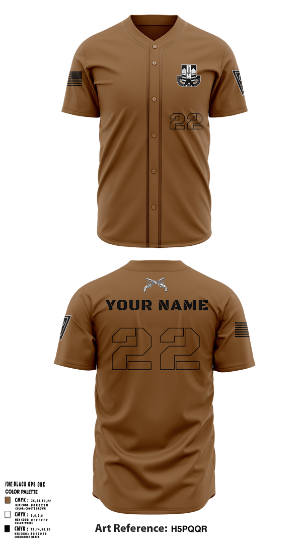 Full Button Baseball Jersey, , National Guard, Teamtime, Team time, sublimation, custom sports apparel, team uniforms, spirit wear, spiritwear, sports uniforms, custom shirts, team store, custom team store, fundraiser sports, apparel fundraiser