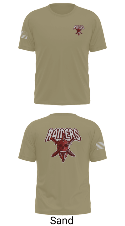 E Troop 5CR Raiders 18563163 Short Sleeve Performance Shirt - 36