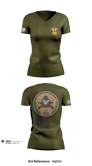 Women's Short Sleeve Vneck Shirt, , Army, Teamtime, Team time, sublimation, custom sports apparel, team uniforms, spirit wear, spiritwear, sports uniforms, custom shirts, team store, custom team store, fundraiser sports, apparel fundraiser