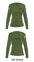 818 MSAS 69341067 Women's Long Sleeve V-neck Shirt - 31