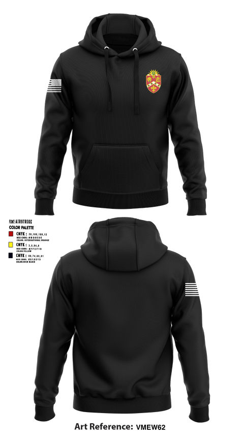Hoodie, HHB 3rd Battalion, 3rd Field Artillery, , Teamtime, Team time, sublimation, custom sports apparel, team uniforms, spirit wear, spiritwear, sports uniforms, custom shirts, team store, custom team store, fundraiser sports, apparel fundraiser