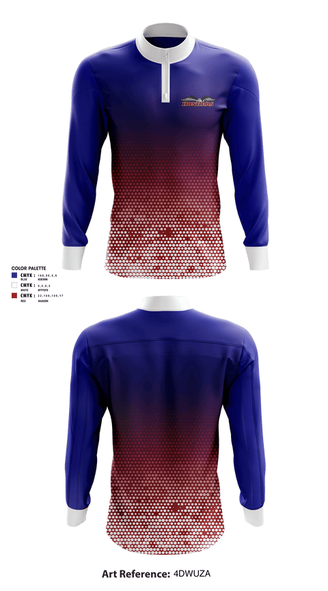 Quarter Zip Jacket, Honkers Women's Basketball, Women's Basketball, Teamtime, Team time, sublimation, custom sports apparel, team uniforms, spirit wear, spiritwear, sports uniforms, custom shirts, team store, custom team store, fundraiser sports, apparel fundraiser