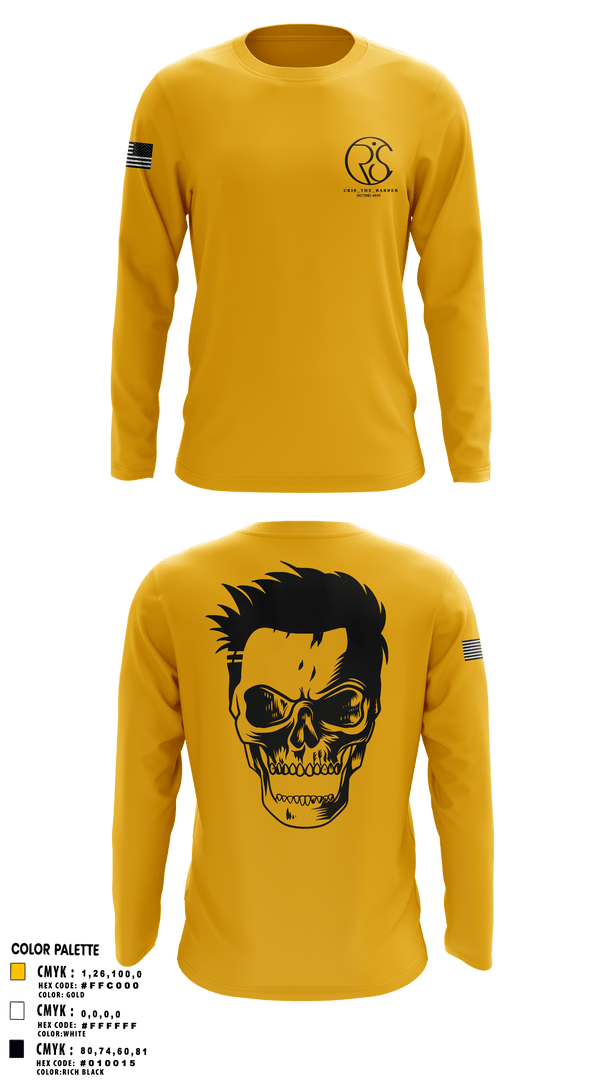 Long Sleeve Performance Shirt, Cris_the_barberCris_the_barber, E-Sports, Teamtime, Team time, sublimation, custom sports apparel, team uniforms, spirit wear, spiritwear, sports uniforms, custom shirts, team store, custom team store, fundraiser sports, apparel fundraiser