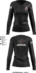 Danger Company 15739982 Women's Long Sleeve V-neck Shirt - 1
